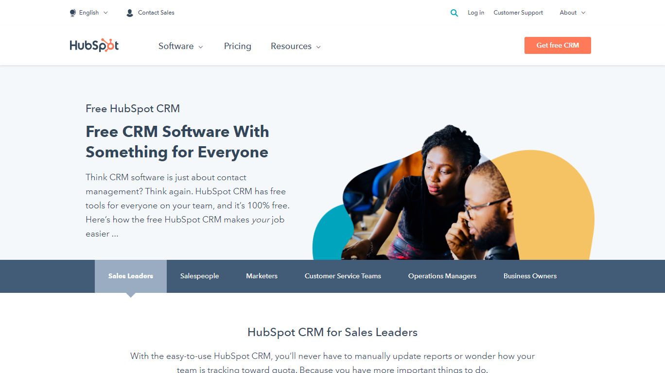 HubSpot CRM - Best CRM for Small Startups