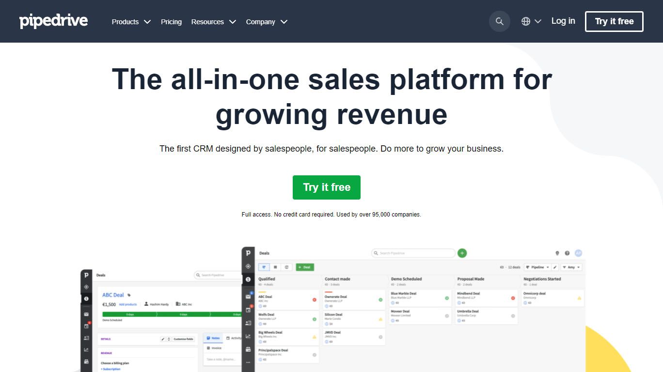 PipeDrive - Best CRM for Sales Pipeline Management