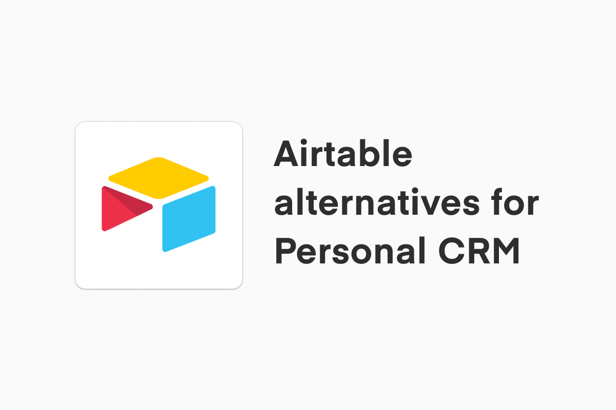 Airtable Alternatives for CRM